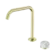 Serenity Progressive Bath/Kitchen Mixer Edge Spout With Arabescato Corchia Handle Brushed Gold