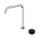 Serenity Progressive Bath/Kitchen Mixer Edge Spout With Marquina Black Handle Brushed Nickel