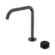 Serenity Progressive Bath/Kitchen Mixer Edge Spout With Marquina Black Handle Gun Metal