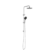 Round Twin Shower With Air Shower II Chrome