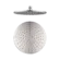 250mm Round Shower Head Brushed Nickel