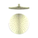 250mm Round Shower Head Brushed Gold