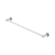 Mecca Single Towel Rail 600mm Brushed Nickel