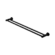 Mecca Double Towel Rail 800mm Matte Black