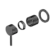 Dolce II Shower Mixer Trim Kits Only Gun Metal