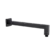 Square Shower Arm Matte Black