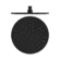 250mm Round Shower Head Matte Black