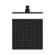 200mm Square Shower Head Matte Black