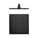 250mm Square Shower Head Matte Black