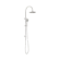 Opal Twin Shower With Air Shower Brushed Nickel