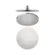 230mm Air Shower Head Brushed Nickel