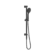Mecca Shower Rail With Air Shower Matte Black