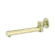 Dolce Wall Mounted Swivel Bath Spout Only Brushed Gold