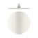 250mm ABS Round Shower Head Brushed Nickel
