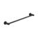 Dolce II Single Towel Rail 600mm Matte Black