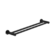 Dolce II Double Towel Rail 600mm Matte Black