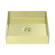 Opal Square 400mm Stainless Steel Basin Brushed Gold
