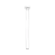 Round Ceiling Arm 300mm Length Matte White