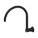 York Shower Arm Matte Black