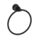 York Towel Ring Matte Black