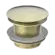 40mm Bath Pop-Up Plug With Removable Waste No Overflow Aged Brass