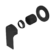 Bianca Shower Mixer 80mm Plate Trim Kits Only Matte Black