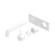 Mecca Wall Basin/Bath Mixer Handle Up 230mm Trim Kits Only Matte White