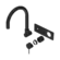 Mecca Wall Basin/Bath Mixer Swivel Spout Trim Kits Only Matte Black