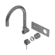 Mecca Wall Basin/Bath Mixer Swivel Spout Trim Kits Only Gun Metal