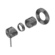 Mecca Shower Mixer 80mm Plate Trim Kits Only Gun Metal