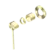 Mecca Care Shower Mixer Trim Kits Only Brushed Gold